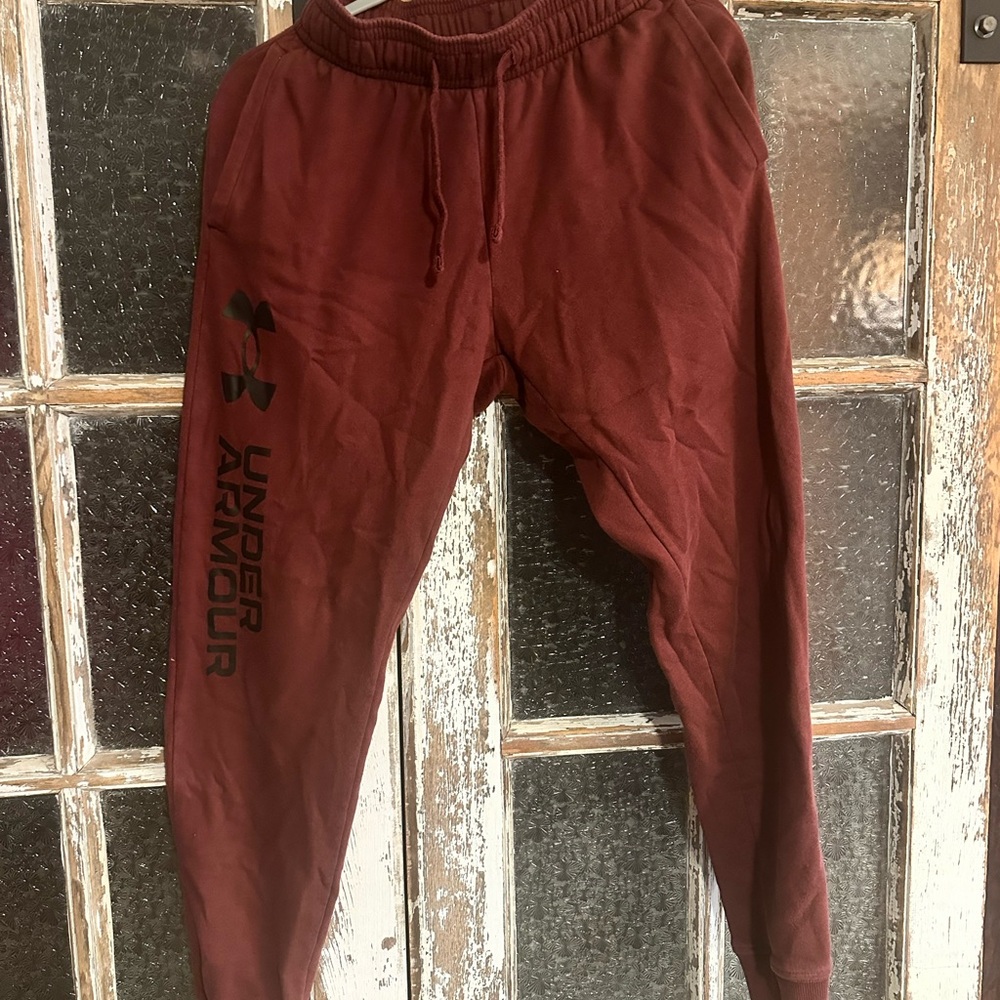 Under Armour Burgundy Sweatpants